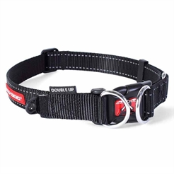 Ezydog Dubbel Up Hundhalsband Svart